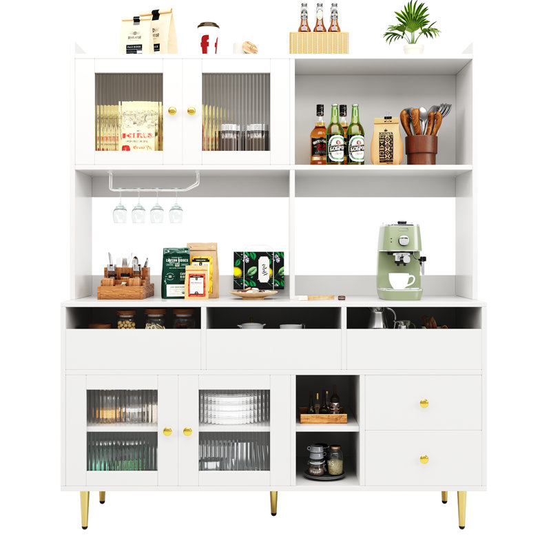171cm Kitchen Pantry, White