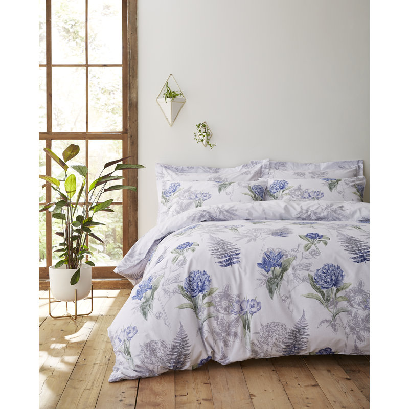 Botanical White Blue, Double