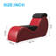 Chaise longue en similicuir Fitser, chaises de yoga-1970560196