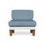 Catalina Outdoor Teak Lounge Chair-502431828-502431838