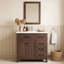 Ensemble de meuble-lavabo simple 36 po avec miroir Kamiaya