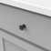 Zephyr Collection Knob 1 Inch Diameter Matte Black Finish