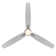 54" Blitzen 3 - Blade Smart Ceiling Fan With Remote Control Included, Works With Google Assistant, Amazon Alexa, iOS And Android APP