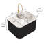 Meuble-lavabo mural 24 po avec lavabo rond en céramique et tiroir-1673672060