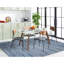 Saleem Chevron Handwoven Blue/Grey Area Rug-293277059