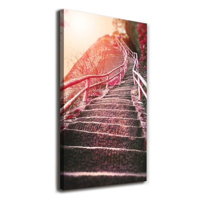 Purple Tulips - Wrapped Canvas Print