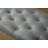 Habit Solid Wood Button Tufted Dining Bench, Grey