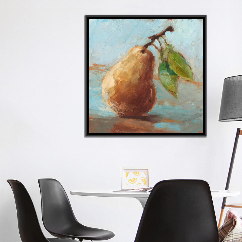 «Impressionist Fruit Study II» par Ethan Harper, reproduction sur toile, H 37 po x l 37 po x P 1,5 po, Toile encadrée noire
