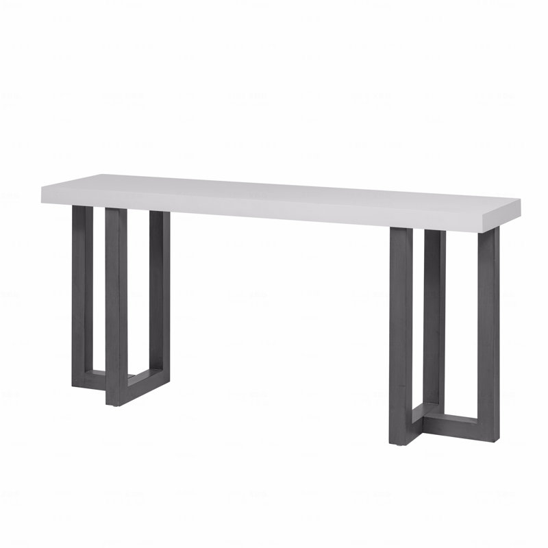 Console Table With Legs, White