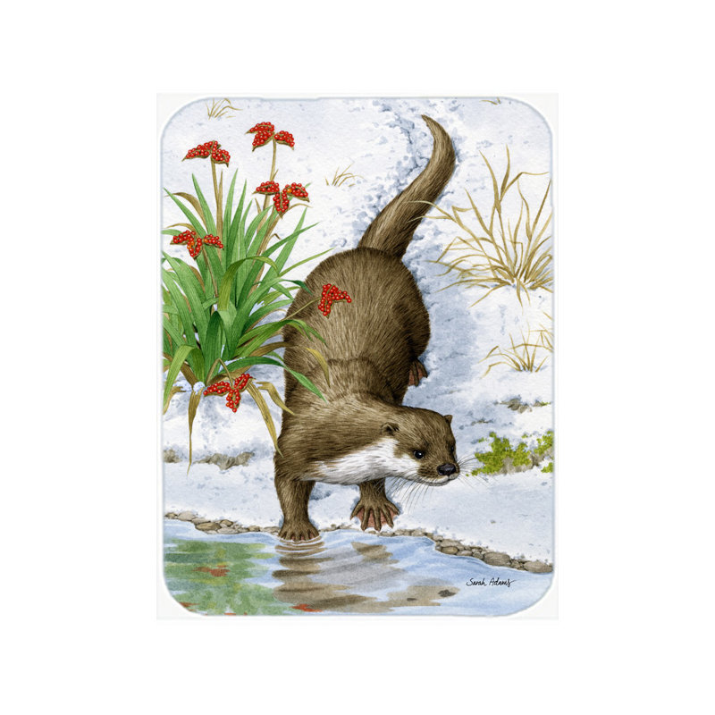 Planche à découper en verre à eau caroline Otter