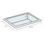 Memoirs® Rectangular Drop-In Bathroom Sink with Overflow-11892020-19195580