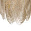 Large Leather Fringe Chandelier w/ Crown-380940078-367192913