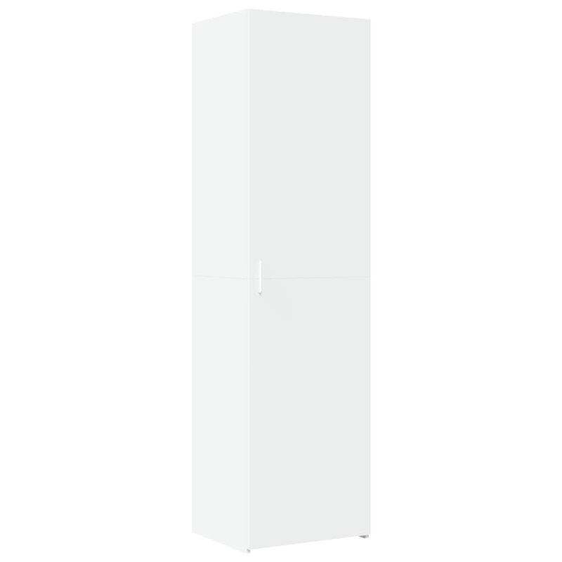 Highboard 50X42.5X185 Cm Engineered Wood, White