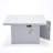 Chelsea Rectangle Aluminum Propane Smokeless Fire Pit Table with Hidden Fuel Tank-1138056778