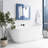 67" Freestanding Soaking Acrylic Bathtub