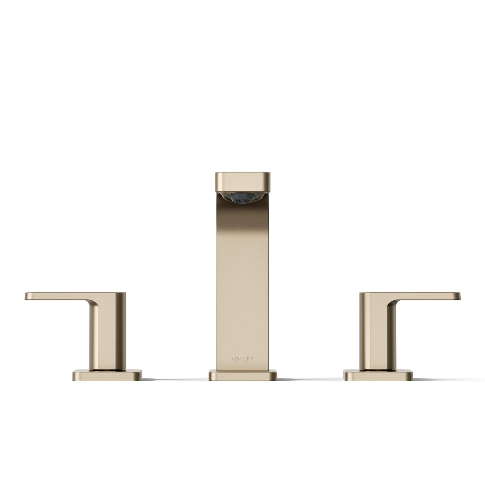 Parallel Widespread Bathroom Faucet, Vibrant Brushed Bronze, 1 GPM