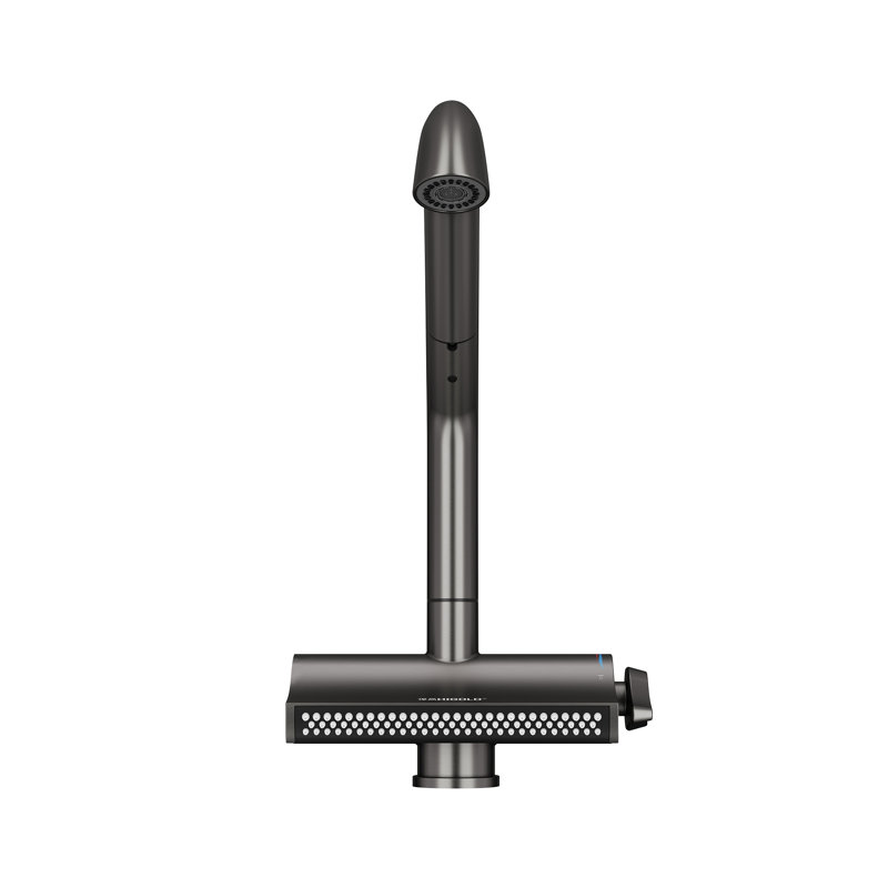 BN 5.0 Waterfall Pull Down Kitchen Faucet With Cold And Hot Modes, Gunblack Finished