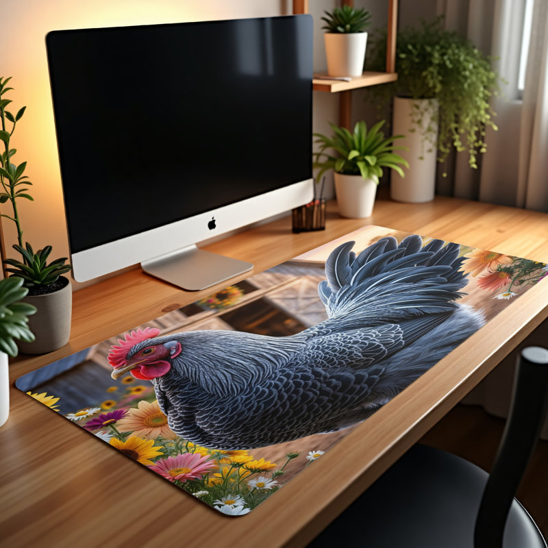 Polyester Desk Pad, 14.4x12.1
