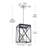 3 - Light Outdoor Hanging Lantern-355901171