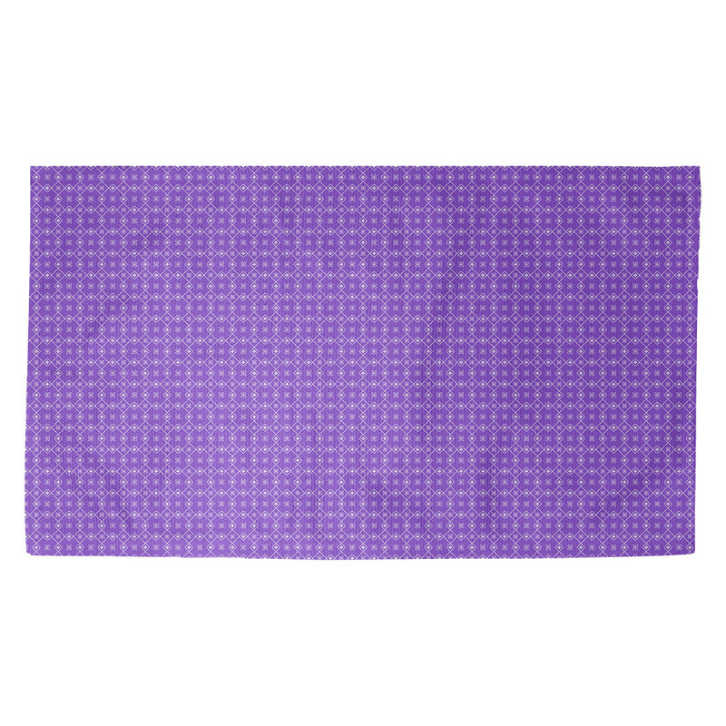 Tapis de zone violet napperon Avicia, Rectangle 2 pi 2 po x 3 pi 4 po