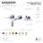 Kingston Brass Concord Two-Handle 3-Hole Wall Mount Bathroom Faucet-50579860-113043110