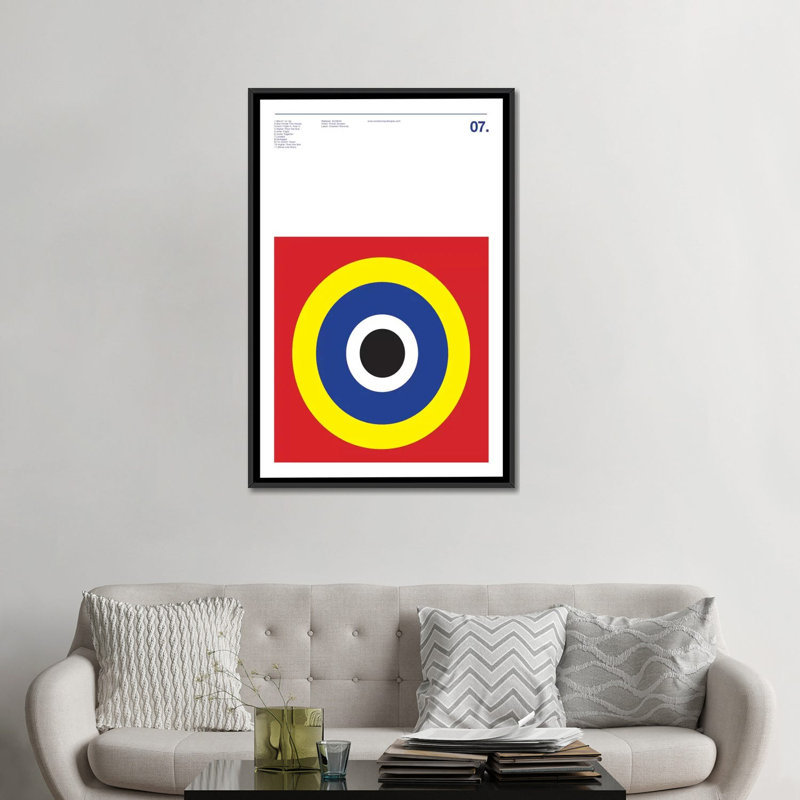 « amorcage scream-screamadelica », impression sur toile, H 26 po x l 18 po x P 1,5 po, Toile avec cadre noir, Pas de tapis