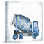 «Blue Mixer Truck», art sur toile-447469726