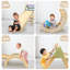 Ensemble de jouets d'escalade pour tout-petits Montessori Lik-Fun Pikler Triangle