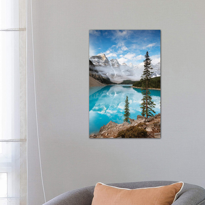 Moraine Lake In Autumn, Banff, Canada by Matteo Colombo - Wrapped Canvas Print, 66.04 cm H x 45.72 cm W x 1.91 cm D