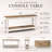 60" Luxe Reclaimed Wood Console Table White Combo-380829246-319167807