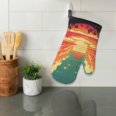 Gant de cuisine rétro Sun Glow