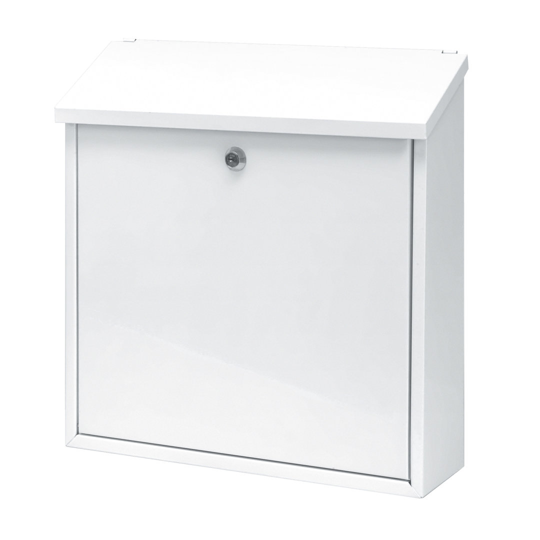 Sol 72 Outdoor Ramer Wall Mounted Letter Box white