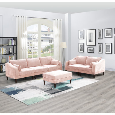 Angellina 6 - Piece Living Room Set