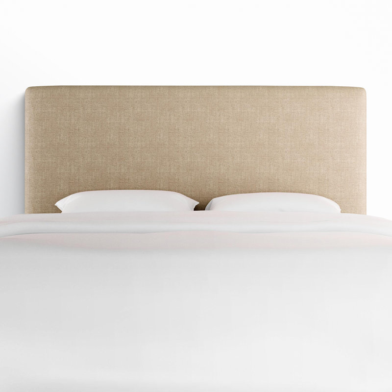 Eisley Upholstered Headboard, Full, Zuma Natural Textured Linen