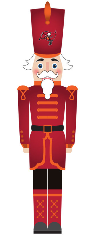 Tampa Bay Buccaneers 46" Nutcracker Leaner
