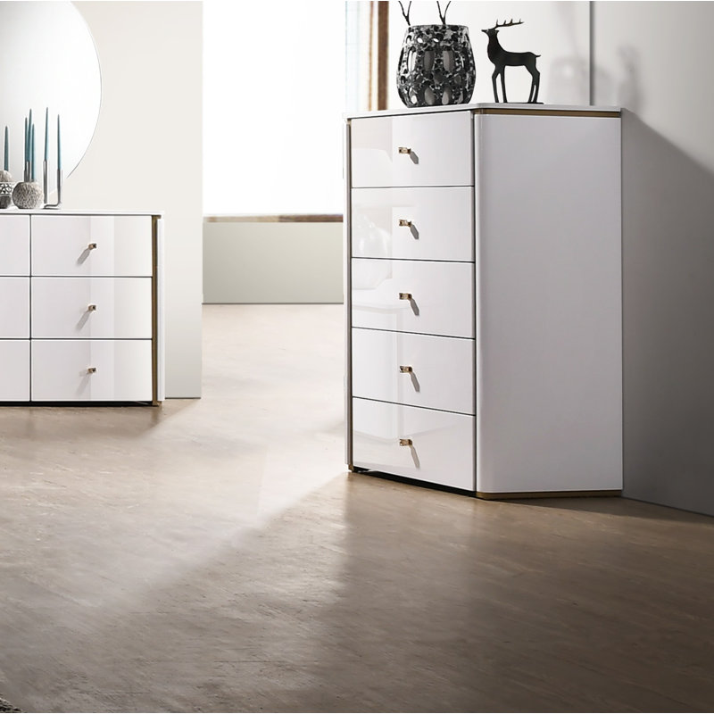 Ensemble de chambre configurable avec lit plateforme tapissier Dag