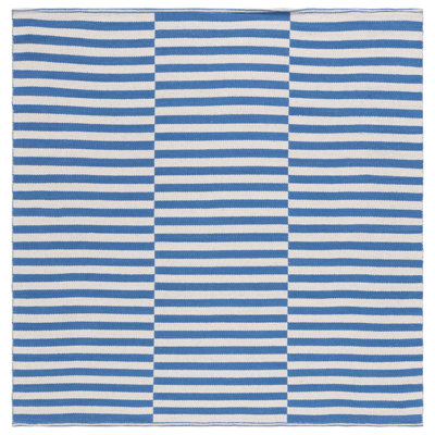 Haqeem Hand Woven Cotton Geometric Rug
