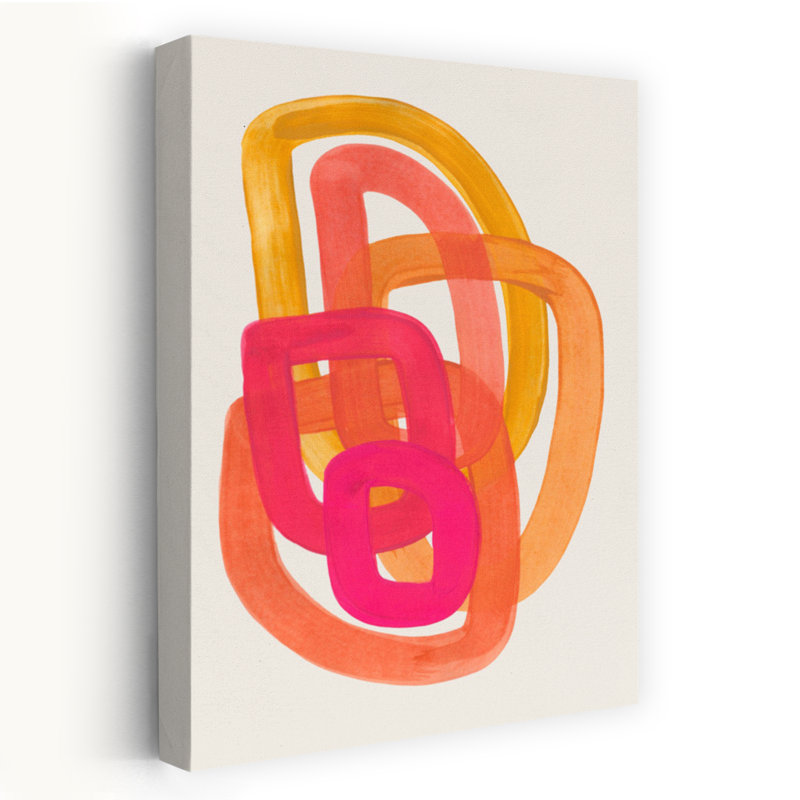 Art contemporain contemporain abstrait, H 18 po x l 12 po
