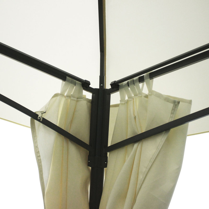 10' x 13' Patio Gazebo Canopy, Beige
