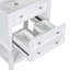 Meuble-lavabo simple 24 po avec lavabo blanc