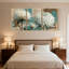 Plantes et fleurs, ensemble de 3 reproductions d'art sur toile, Paris-2033324902