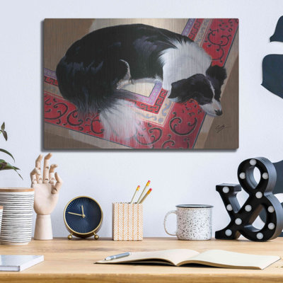 " Dog On A Rug " by Durwood Coffey