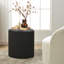 Repose-pieds rembourré rond moderne de 18 po Brynnen-585571876