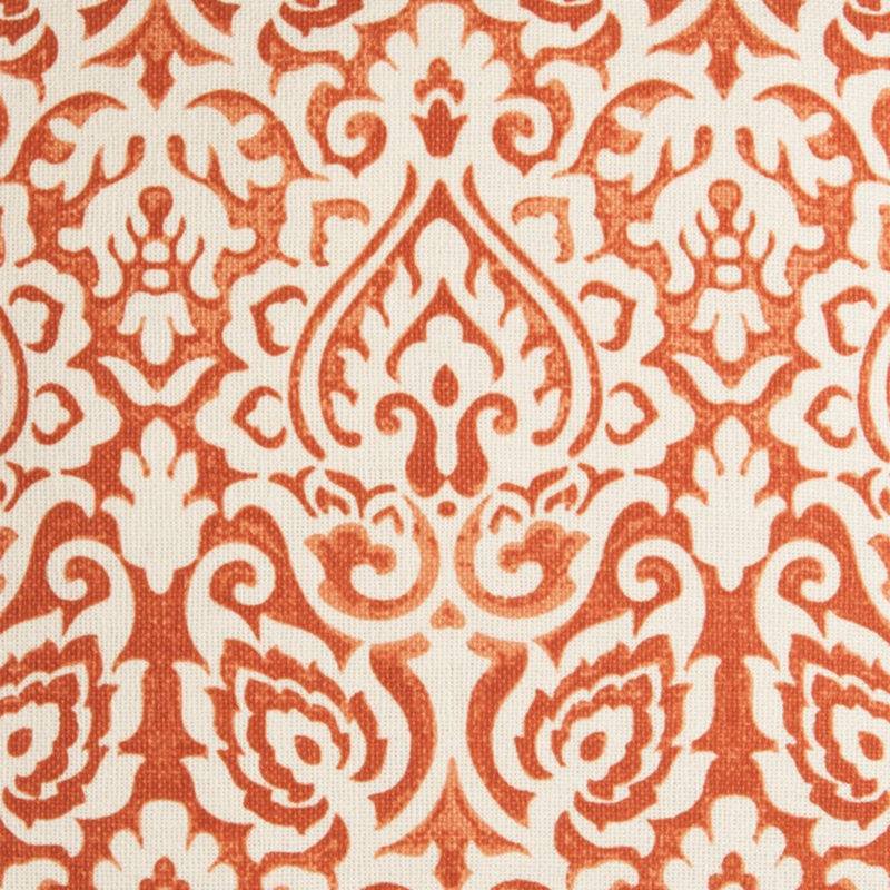Coussin décoratif en coton 22 po or et blanc, Orange