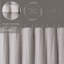 Rideau de douche simple 100% coton Bahari