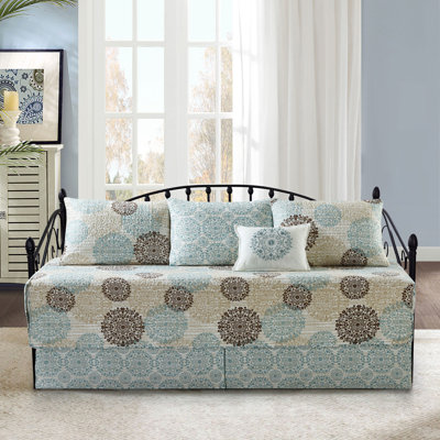 6 Piece Marina Medallion Daybed Bedspread Set