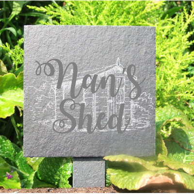 Ropesville Stone Plants & Flowers Garden Sign