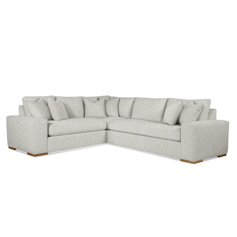 Memphis Sectional, Left Hand Facing, Honey, Basic Navy; 0317-61