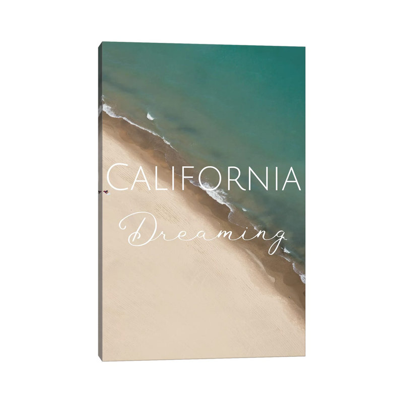 California Dreaming - Print on Canvas, Wrapped Canvas, 20.32 cm H x 30.48 cm W