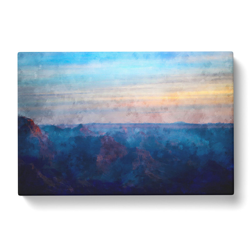 Ocean Wide - Wrapped Canvas Painting, 35cm H x 50cm W x 3cm D